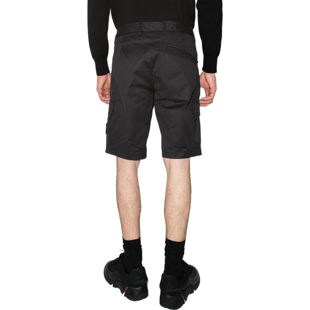 STONE ISLAND SS22 Compass Patch Bermuda Shorts Men’s Black. 7615L1119-V0029 圖 4
