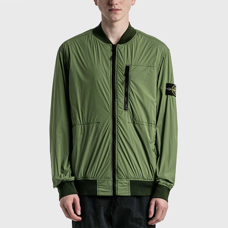 STONE ISLAND SS22 Compass Patch Bomber Jacket Green  Outerwear 761541331-V0058 圖 5