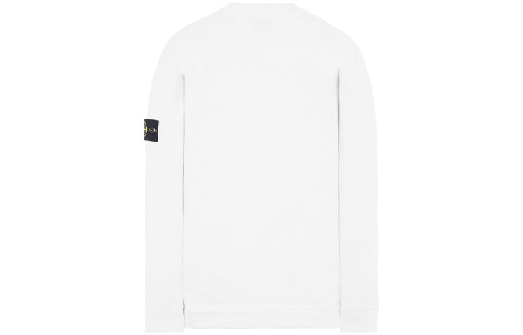 STONE ISLAND SS22 Compass Patch Cotton Crewneck Sweatshirt Off-White Men’s Heavyweight. 761563750-V0003 圖 3