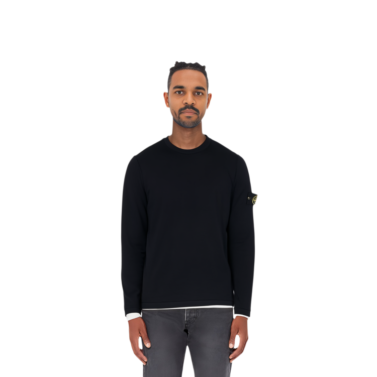 Details for STONE ISLAND SS22 羅盤徽章黑色套頭毛衣 男款. 7615502B0-V0029