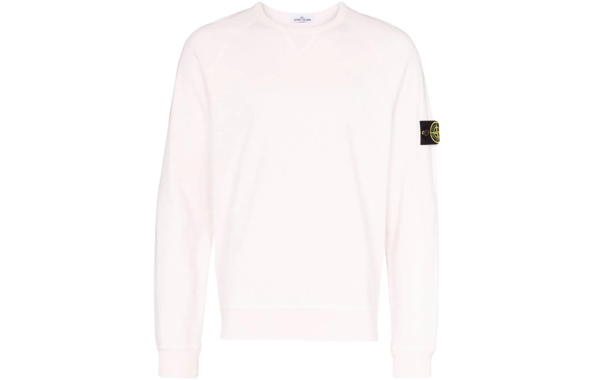 Stone Island SS22 Compass Series Crewneck Sweatshirt Light Pink 761566360-V0180
