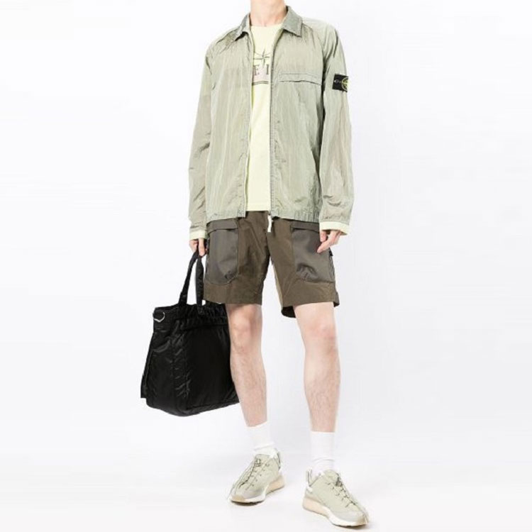 STONE ISLAND SS22 Foldable Solid Green Jacket -  Fall Outerwear 761512321-V0052 圖 5