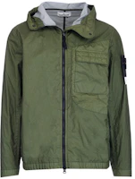 Stone Island SS22 Green Logo Hooded Jacket MO761540223-V0058 Stone Island SS22 Green Logo Hooded Jacket MO761540223-V0058