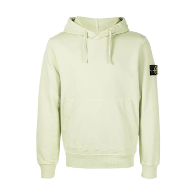 Stone Island SS22 Green Pullover Hoodie with Patch for Men 761564151-v0052