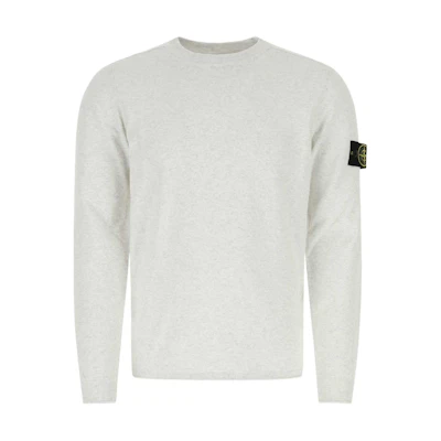 Stone Island SS22 Grey Crewneck Sweatshirt Men’s No-Hood Long Sleeve 7615532B9-V0M64