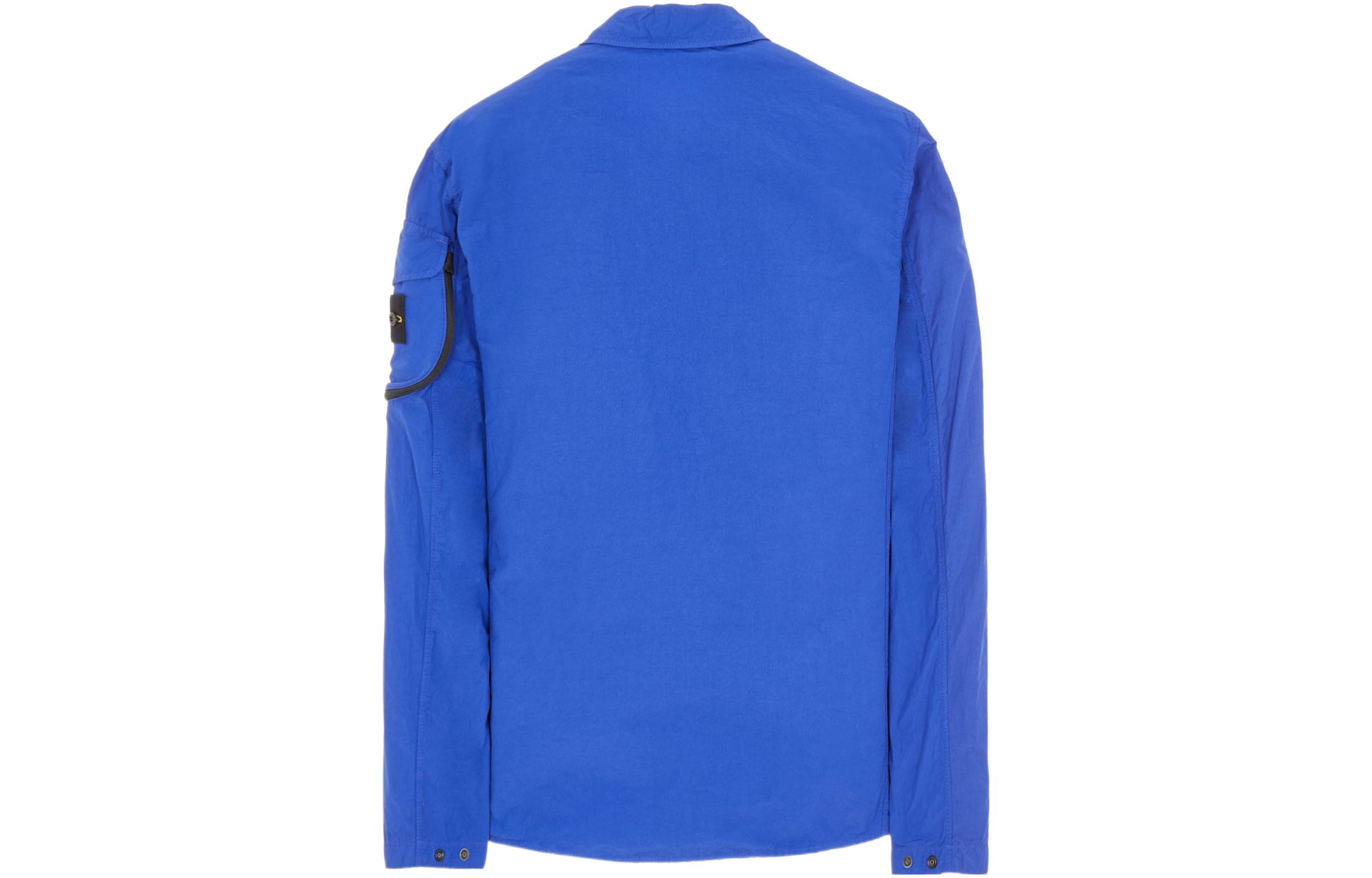 Stone Island SS22 Lightweight Zip Jacket Blue -  Long Sleeve Stand Collar 761510502-V0022 圖 3