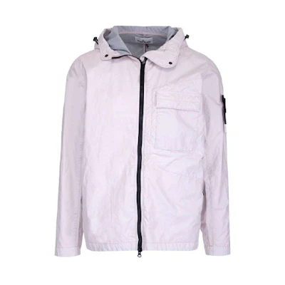 Stone Island SS22 Logo Hooded Jacket Pink Edition MO761540223-V0080
