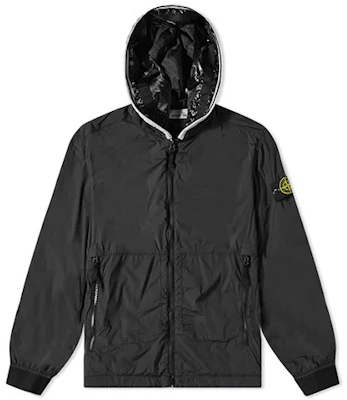 ストーンアイランド SS22 ロゴ フーデッド ナイロンTC ジャケット メンズ ブラック 761541131-V0029 Buy ストーンアイランド SS22 ロゴ フーデッド ナイロンTC ジャケット メンズ ブラック 761541131-V0029