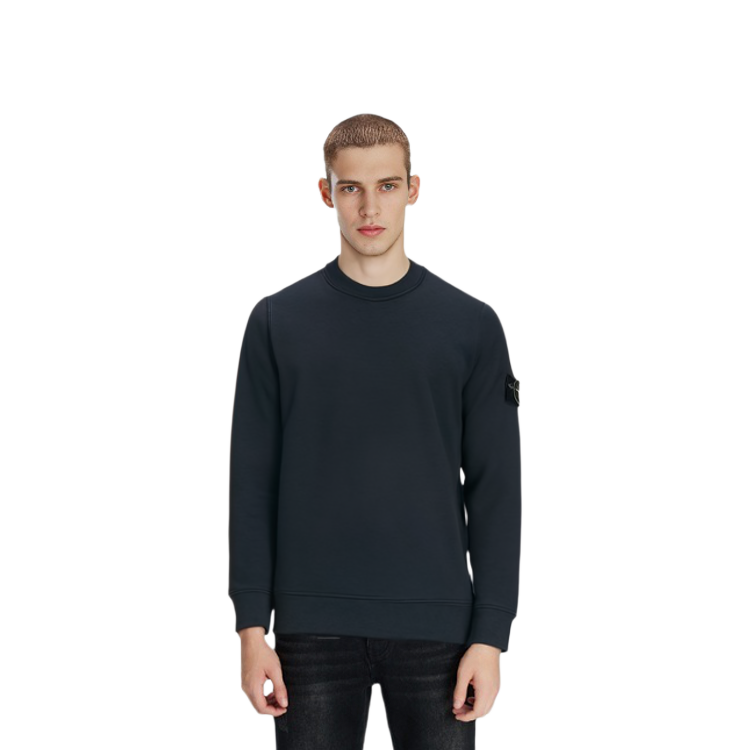 STONE ISLAND SS22 Logo Patch  Long Sleeve Sweatshirt Navy Blue MO751563547-V0020 圖 7