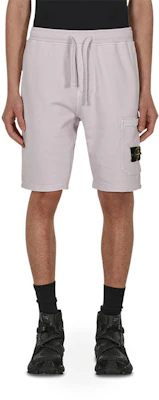 STONE ISLAND SS22 標誌紫色運動短褲 761564651-V0086 Details for STONE ISLAND SS22 標誌紫色運動短褲 761564651-V0086