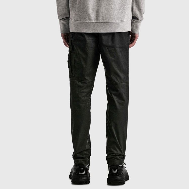 Details for STONE ISLAND SS22 Seluar Kasual Logo Utiliti Hitam. 761532419-V0029