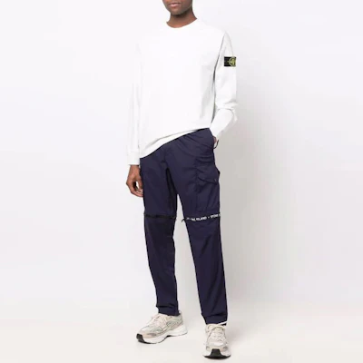 STONE ISLAND SS22 Pantalones Deportivos con Cremallera Azul Casual. 7615325E4-V0027 Lookbook STONE ISLAND SS22 Pantalones Deportivos con Cremallera Azul Casual. 7615325E4-V0027