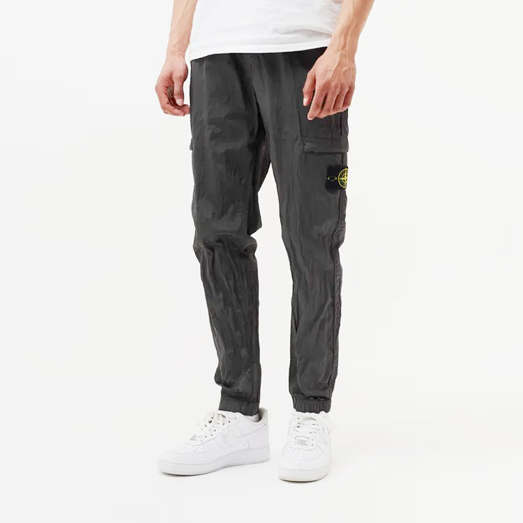STONE ISLAND SS22 Logo Sweatpants  Casual Pants Carbon Black. 761531021-V0065 圖 4