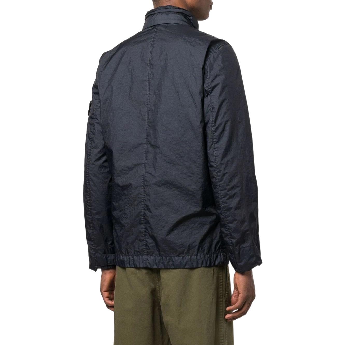 STONE ISLAND SS22 Navy Blue  Solid Pocket Military Jacket 761540123-V0020 圖 5