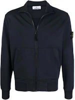 Stone Island SS22 Navy Blue Solid Badge Zip Jacket Outerwear 761564351-V0020 Stone Island SS22 Navy Blue Solid Badge Zip Jacket Outerwear 761564351-V0020