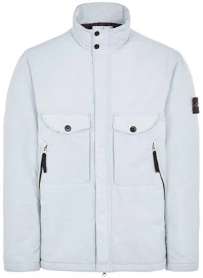 Chaqueta Stone Island SS22 Gris Perla con Cremallera y Cuello Alto. 771542546-V0061 Order Chaqueta Stone Island SS22 Gris Perla con Cremallera y Cuello Alto. 771542546-V0061