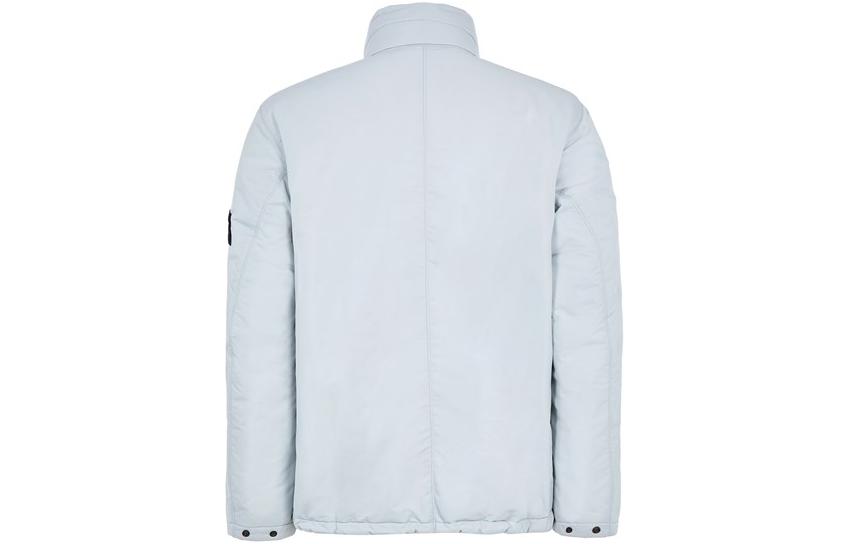 Stone Island SS22 Pearl Grey Zip-Up Jacket with Stand Collar 771542546-V0061 圖 3
