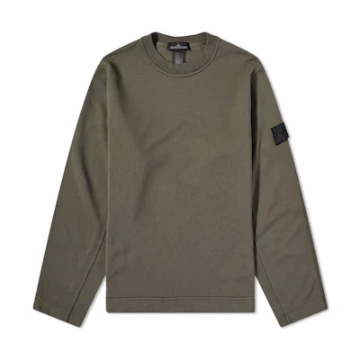 Stone Island SS22 Shadow Project Pullover Sweatshirt Army Green 761960319-V0068