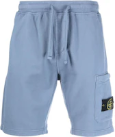 STONE ISLAND SS22 Solid Color Drawstring Cargo Shorts Men’s Blue 771564620-V0024 STONE ISLAND SS22 Solid Color Drawstring Cargo Shorts Men’s Blue 771564620-V0024