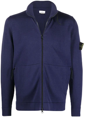 Chaqueta Azul con Logo Patch Stone Island SS22 Cremallera Color Sólido. 7615537B6-V0027 Buy Chaqueta Azul con Logo Patch Stone Island SS22 Cremallera Color Sólido. 7615537B6-V0027