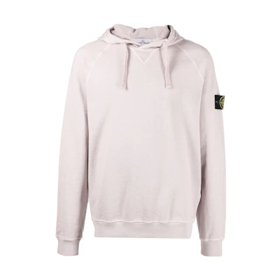 Stone Island SS22 Solid Color Ribbed Hoodie Long Sleeve Gray Pullover 761562160-V0186