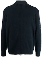 Stone Island SS22 Solid Logo Embroidered Zip Jacket Deep Navy Outerwear 7615531B5-V0024 Stone Island SS22 Solid Logo Embroidered Zip Jacket Deep Navy Outerwear 7615531B5-V0024