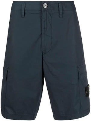 STONE ISLAND SS22 Seluar Pendek Cargo Logo Patch Navy Blue 7615L0803-V0024 Order STONE ISLAND SS22 Seluar Pendek Cargo Logo Patch Navy Blue 7615L0803-V0024