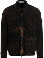 STONE ISLAND SS22 Splatter Effect Zip Jacket Black Fall Collection 761512122-V0029 STONE ISLAND SS22 Splatter Effect Zip Jacket Black Fall Collection 761512122-V0029