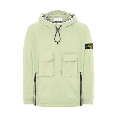 Stone Island SS22 Stretch Drawstring Jacket Light Green 761544019-V0052