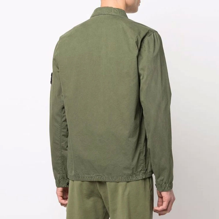STONE ISLAND SS22 Washed Double-Pocket Green Jacket  Casual Outerwear 7615114WN-V0158 圖 4