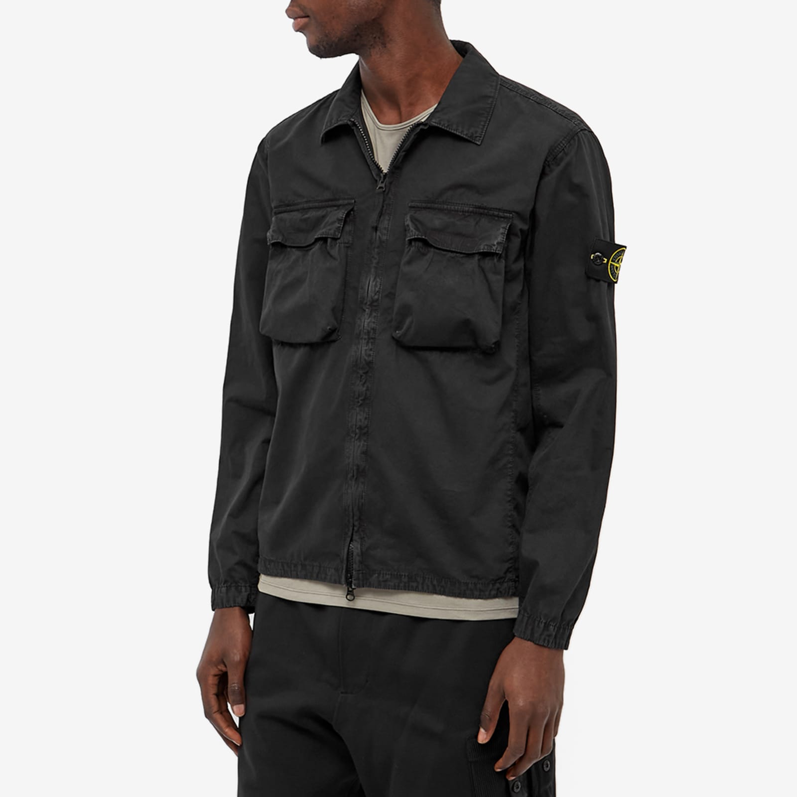 STONE ISLAND SS22 Washed Double Pocket Jacket  Black 7615114WN-V0129 圖 7