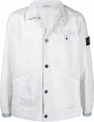 Chaqueta Blanca Hombre Stone Island SS22 con Parche de Brújula 7615A0230-V0003 Buy Chaqueta Blanca Hombre Stone Island SS22 con Parche de Brújula 7615A0230-V0003