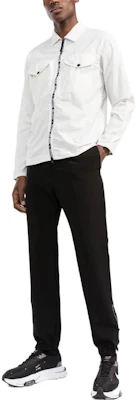 Stone Island SS22 Jaket Kemeja Putih Zip-Up 7615117E4-V0003 Lookbook Stone Island SS22 Jaket Kemeja Putih Zip-Up 7615117E4-V0003