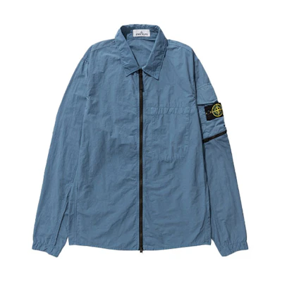 Stone Island SS22 Zip Pocket Lightweight Jacket Blue 761510502-V0046