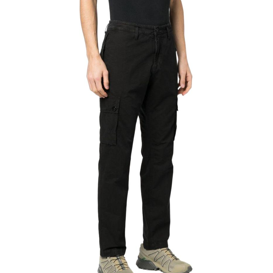 Purchase STONE ISLAND SS23 黑色休閒褲 工具口袋設計. 1015303WA-A0129