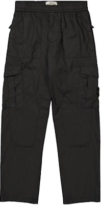 ストーンアイランド SS23 ブラック エラスティックウエスト ロングカーゴジョガーパンツ 781530803-V0029 Order ストーンアイランド SS23 ブラック エラスティックウエスト ロングカーゴジョガーパンツ 781530803-V0029