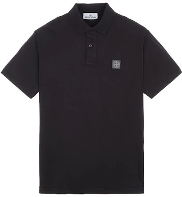STONE ISLAND SS23 黑色純色直筒短袖POLO衫. 101520557-A0029 Buy STONE ISLAND SS23 黑色純色直筒短袖POLO衫. 101520557-A0029