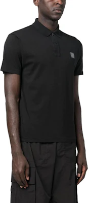 STONE ISLAND SS23 黑色純色直筒短袖POLO衫. 101520557-A0029 Shop STONE ISLAND SS23 黑色純色直筒短袖POLO衫. 101520557-A0029