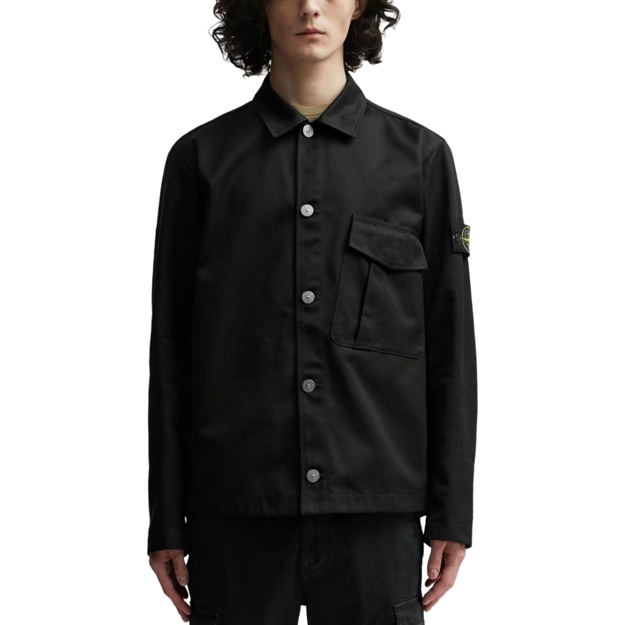 STONE ISLAND SS23  Black Twill Pocket Blazer Jacket Long Sleeve 781510428-V0029 圖 4