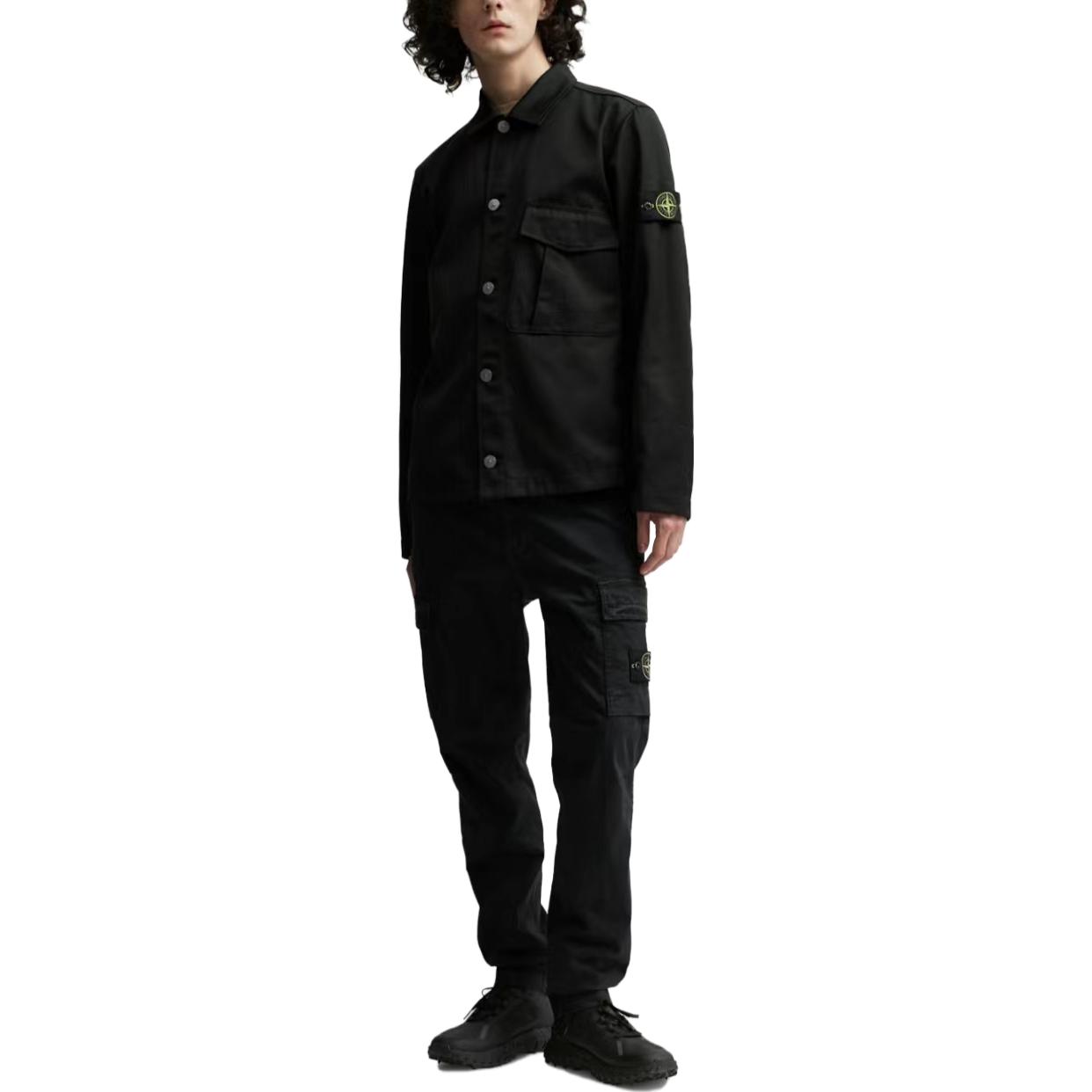 STONE ISLAND SS23  Black Twill Pocket Blazer Jacket Long Sleeve 781510428-V0029 圖 6