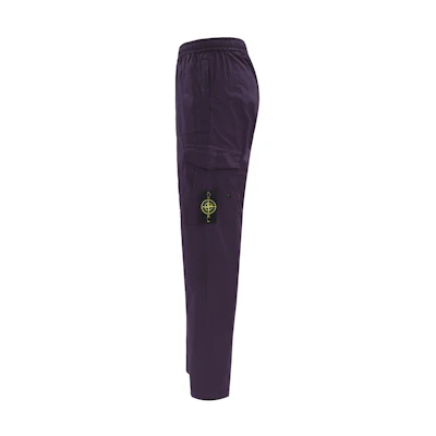 STONE ISLAND SS23 Casual Utility Jogger Pants Solid Dark Purple. 781530803-V0026