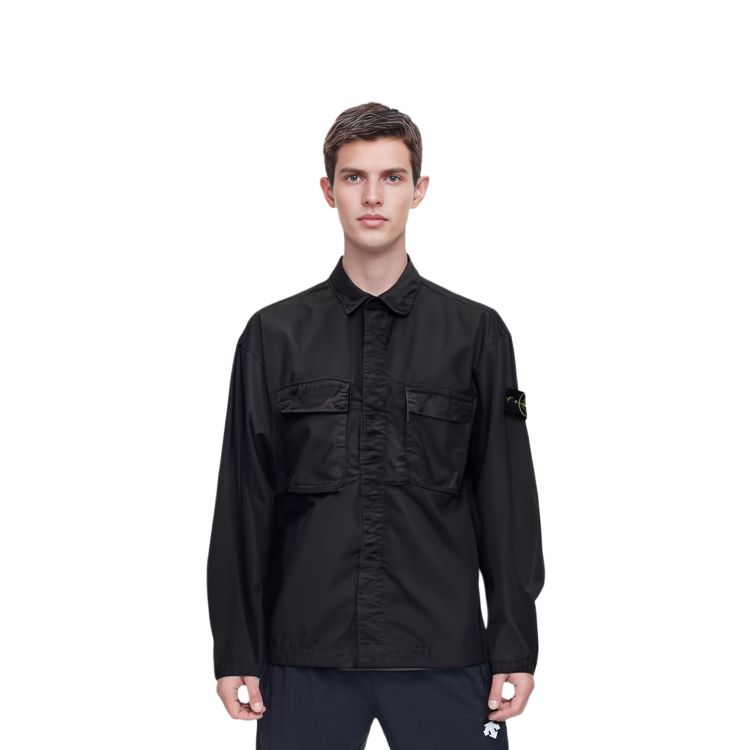 Sizing ストーンアイランド SS23 チャコールグレー シングルボタンポケットジャケット. 7815115WN-V0165