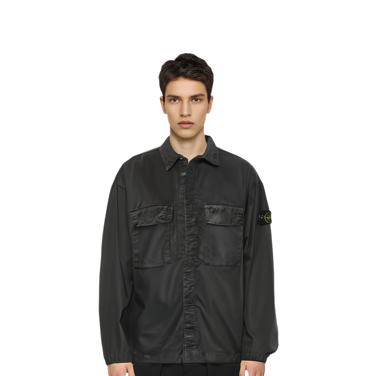 Cheap ストーンアイランド SS23 チャコールグレー シングルボタンポケットジャケット. 7815115WN-V0165