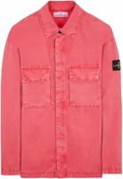 Stone Island SS23 Coral Red Drop Shoulder Jacket with Dual Pockets 7815115WN-V0187 Stone Island SS23 Coral Red Drop Shoulder Jacket with Dual Pockets 7815115WN-V0187