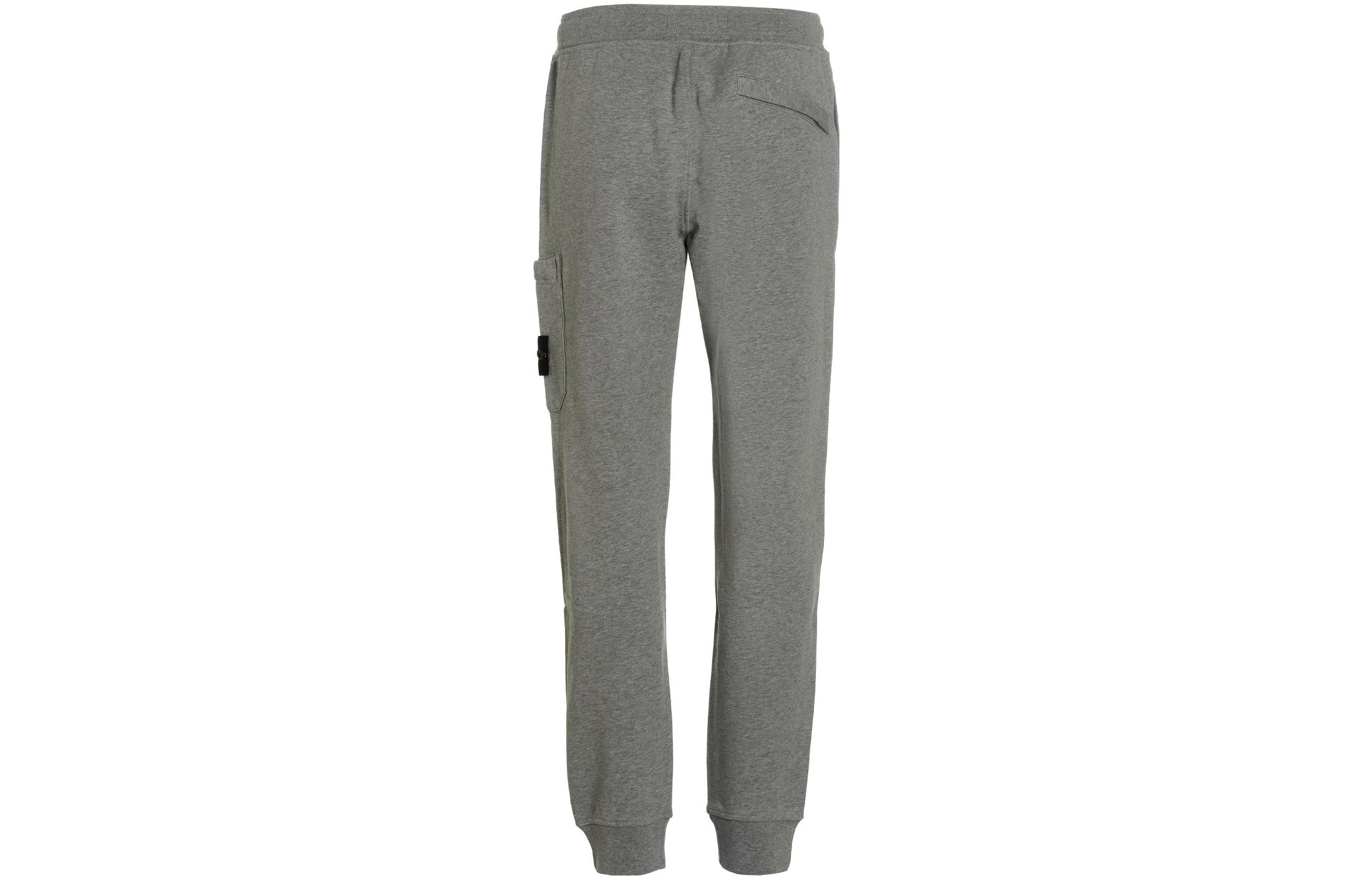 STONE ISLAND SS23  Grey Cotton Badge Jogger Casual Cargo Pants. 101564551A0M64 圖 3