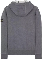 Lookbook STONE ISLAND SS23 煙灰色標誌拉鍊連帽衛衣 101564251-V0M67
