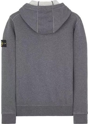 Chaqueta con capucha y cremallera Stone Island SS23 gris humo con logo. 101564251-V0M67 Lookbook Chaqueta con capucha y cremallera Stone Island SS23 gris humo con logo. 101564251-V0M67