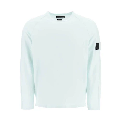 STONE ISLAND SS23 Light Blue Crewneck Pullover Sweater Long Sleeve 78195071S-V0003