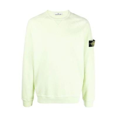 STONE ISLAND SS23 Light Green Crewneck Sweatshirt 781566360-V0152