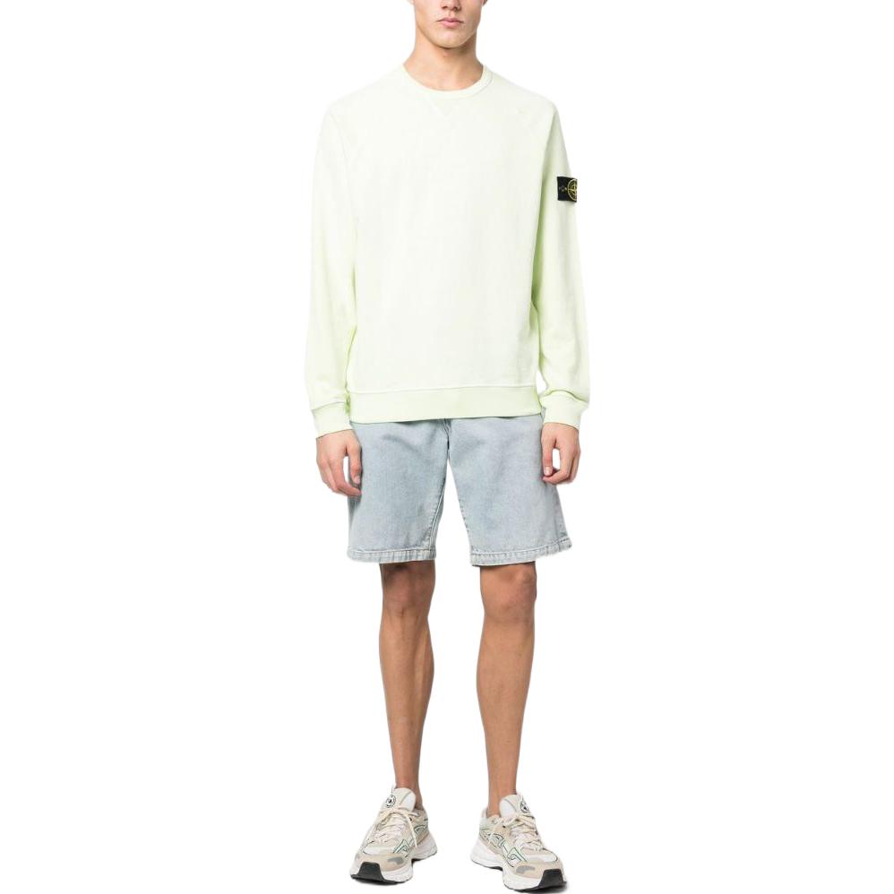 STONE ISLAND SS23  Light Green Crewneck Sweatshirt 781566360-V0152 圖 3